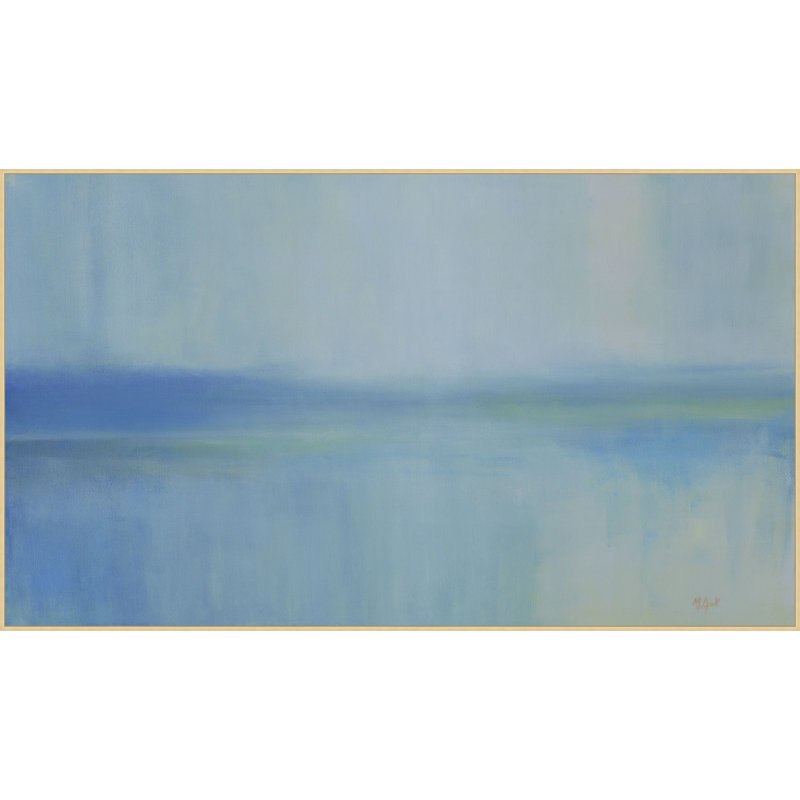 Calm Of Blue Print by Lillian August