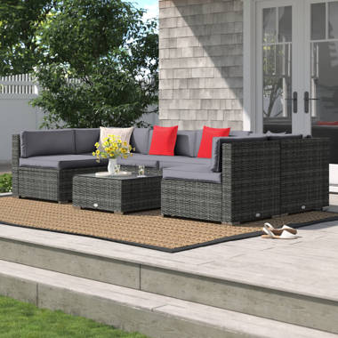 Seating Person 4 Outdoor™ & 72 - Carmelo Wayfair Outdoor Group Reviews with Cushions Sol |