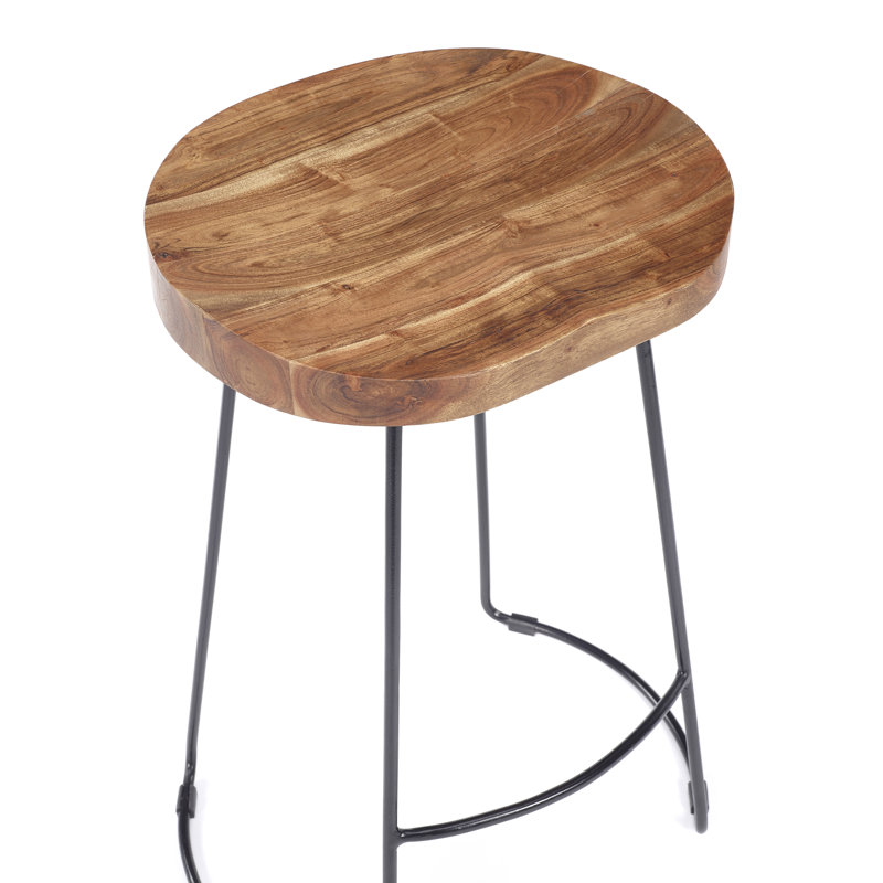 Nataly Counter Stool with Metal Frame