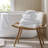 6-Piece 100% Cotton Quick Dry Diagonal Ribbed 6Pcs Towel Set, White