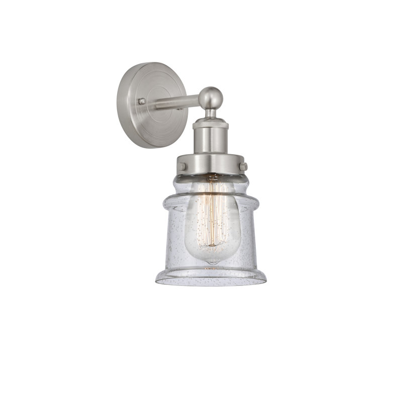 Charlo Armed Sconce, Seedy, Brushed Satin Nickel