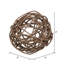 Vickerman Natural Botanicals 4" Lata Ball, Natural Brown. Includes 25 Pieces per Pack
