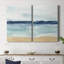 Watercolor Ocean Horizon I - Toile tendue avec châssis de qualité supérieure - Prêt à être accroché-792725432