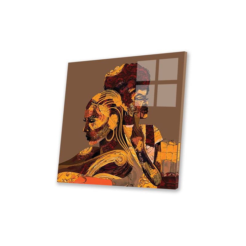 " Mystery " by Yeabtsega Getachew, 24" H x 24" W x 0.25" D