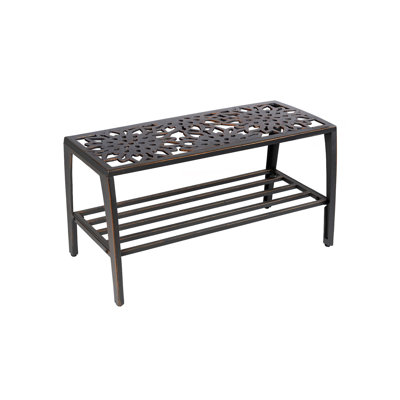 Greber Cast Iron Storage Bench