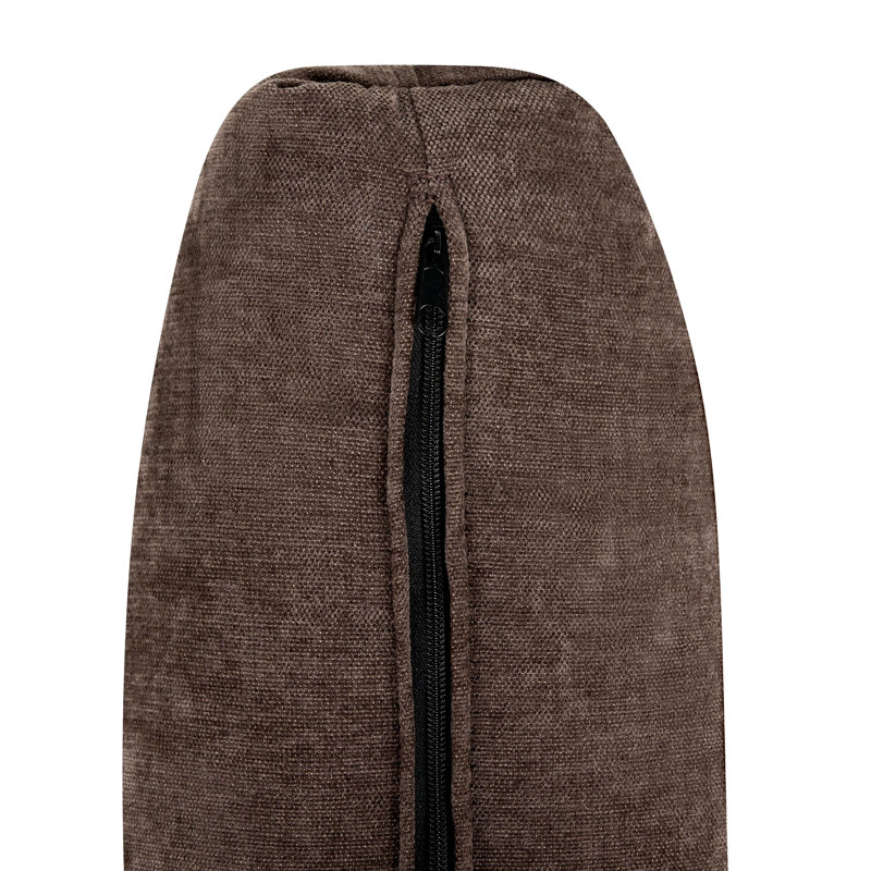 Lemelle Upholstered Armchair, KJAER Brown Chenille