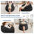  45" U-Shaped Pillow Bean Bag Chair For Adults And Kids Beanbag Chair With Washable Cover Black-1256839966