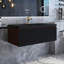 Meuble-lavabo mural moderne à rayures avec lavabo et tiroir à fermeture en douceur-1274143705