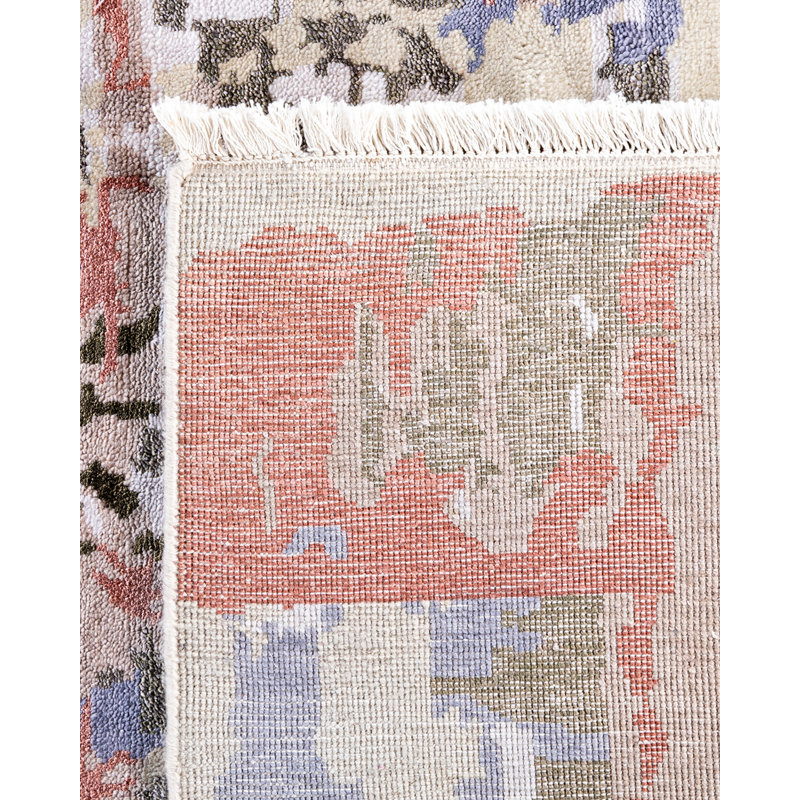 Overdyed One-of-a-Kind 8'2" x 10'3" Hand Knotted Area Rug
