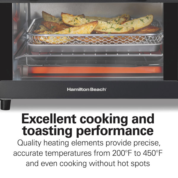 Easy Reach Hamilton Beach Sure Crisp Air Fryer Toaster Air Fryer