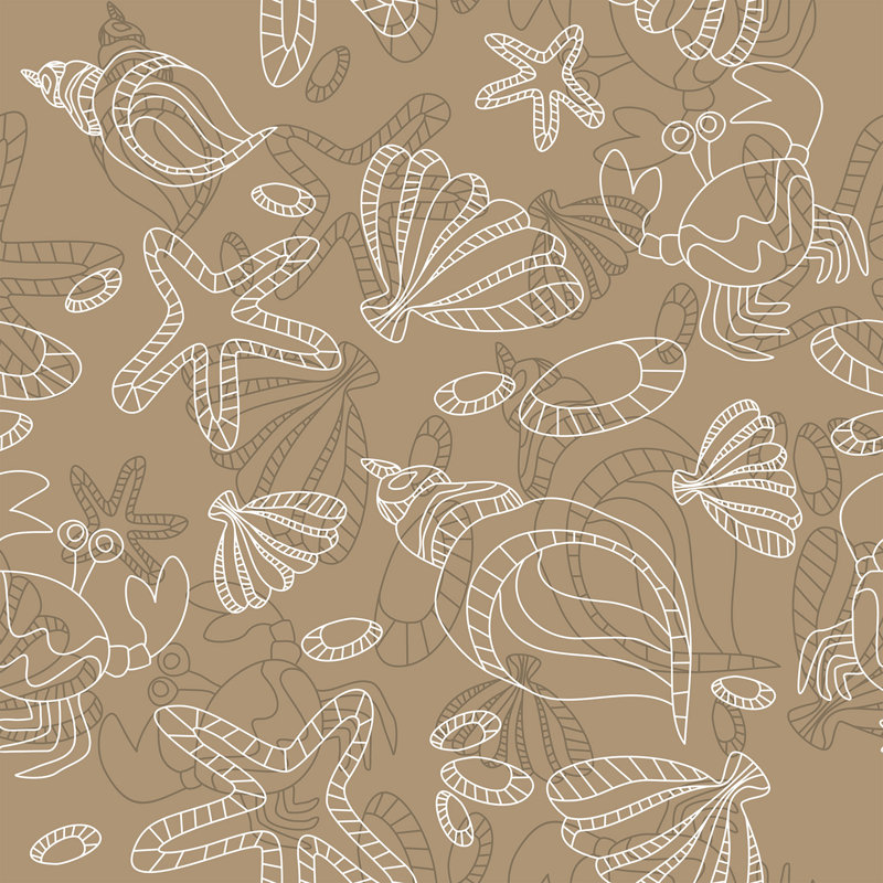 Panneau de papier peint amovible Cayden Fish, L 126 po x l 24 po