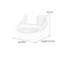 Chaise de loisir rotative Minimalist