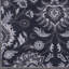 Tapis bleu marine / gris anthracite en laine touffeté à la main Arnedra-23284435
