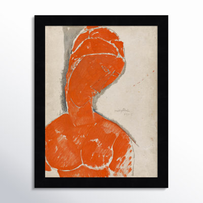 Rune "Female Bust in Red" Print