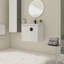 Meuble-lavabo 24 po avec lavabo, pour petite salle de bain, meuble-lavabo avec porte à fermeture en douceur-47874602
