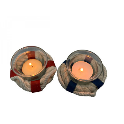 Ensemble de 2 bougeoirs bougie de Noël