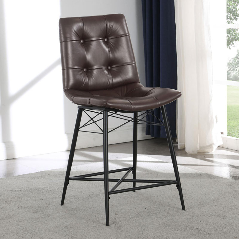 Tabourets de bar modernes et minimalistes, Brun