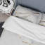 Ensemble de housse de couette en microfibre / polyester Abstract Geode Waves Grey IV-765994062