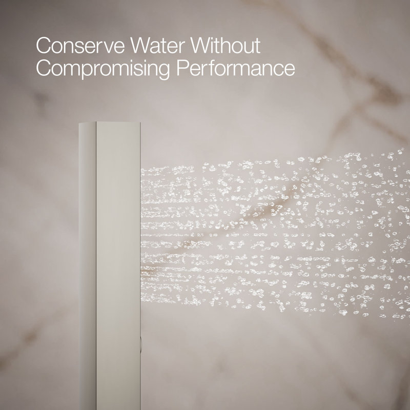 Shift + Square Two-Function Handshower, Multi-Function Handheld Shower Head, 2.5 GPM, Vibrant Polished Nickel