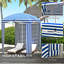 Cabana d'extérieur à volants avec murs Outsunny