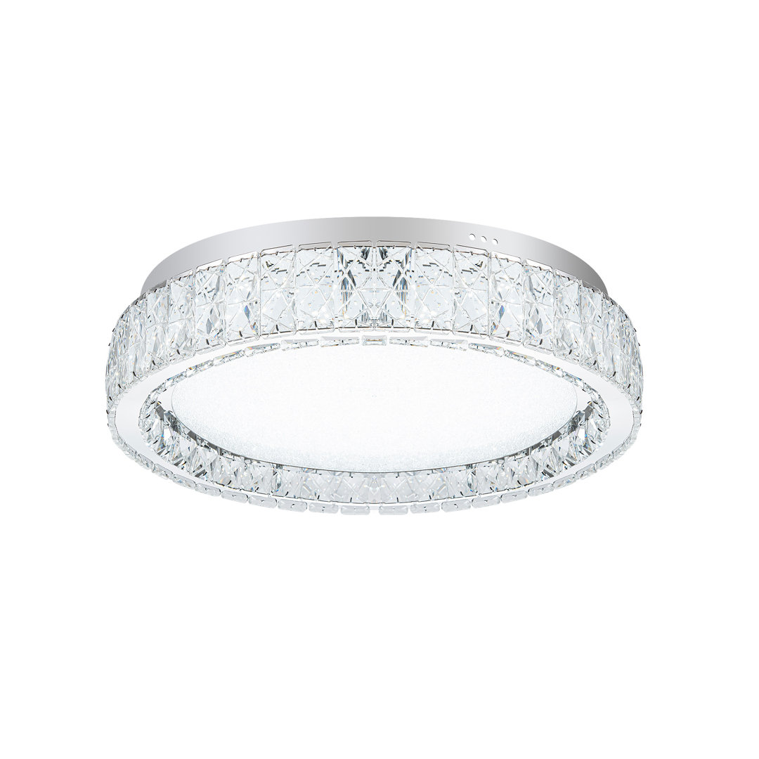 Ladrena Dimmable Crystal LED Flush Mount Mercer41 
