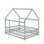 Lit en bois avec toit House House-1070884632-1070884630