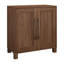 Armoire d'appoint rectangulaire de 28 po de large en noyer satiné Chabot-1819905281