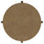 Table de bout ronde avec plateau de rangement Benson