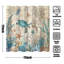  Rideau de douche Nautical Coastal Turtle