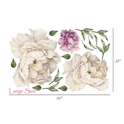 Plants & Flowers Non-Wall Damaging Wall Decal