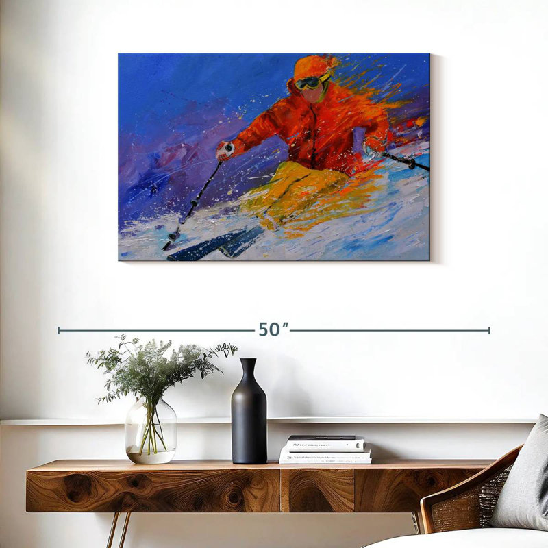 Sirci expert en ski, H 24 po x l 36 po