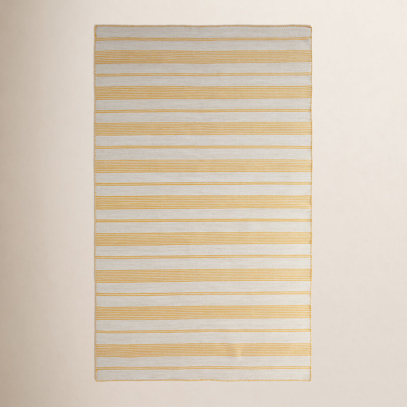 Perci Striped Indoor/Outdoor Rug , Rectangle 4' x 6'