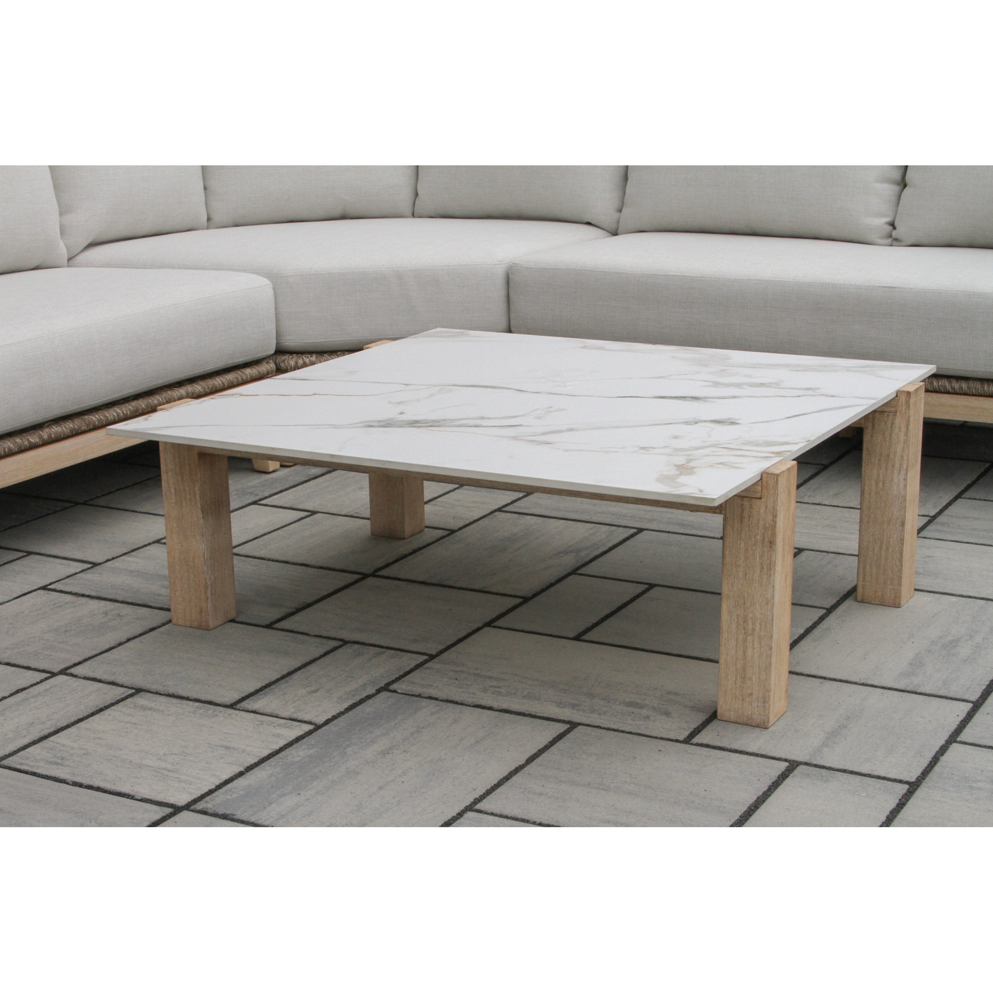 Antique Wash & Sintered Stone Coffee Table