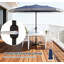 Parasol d'extérieur rectangulaire pour patio