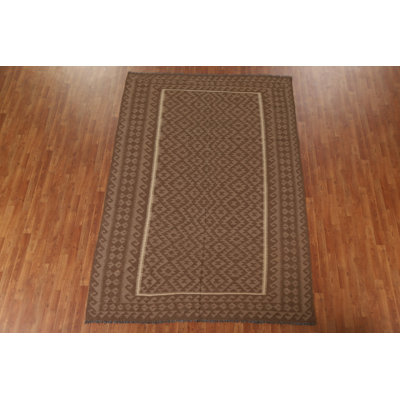Tapis unique en laine noué à la main 6 pi 8 po x 9 pi 11 po New Age