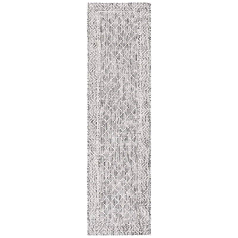 Courtyard Performance Geometric Indoor/Outdoor Area Rug, Runner 2'3" x 8'
