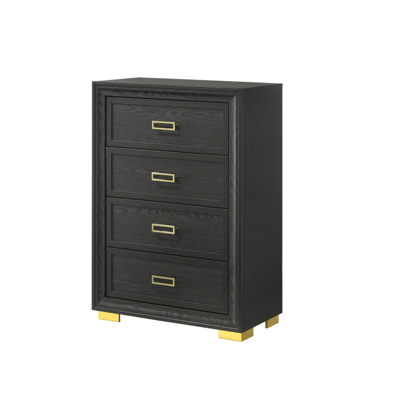 Commode 4 tiroirs Glamour