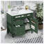 Meuble-lavabo moderne 36 po avec lavabo supérieur