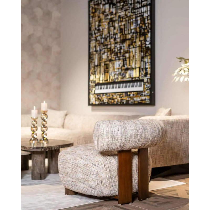 Accent Chair Lounge Chair, Greige coco