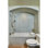Baignoire de trempage en alcôve en acrylique 60 po x 30 po Designer