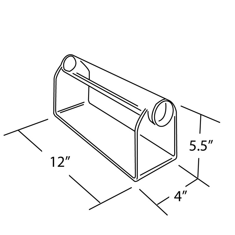 Single-Tier Horizontal Counter Bracelet Bar