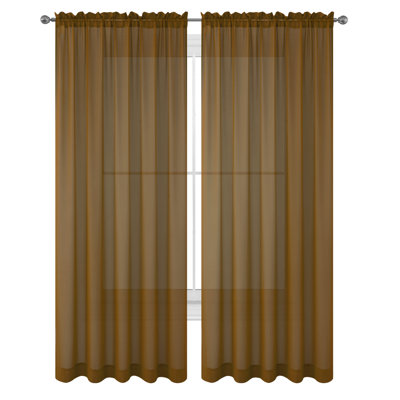 Godbey Sheer Curtain Pair