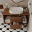 Meuble-lavabo flottant mural moderne 39,4 po Modern