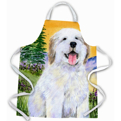 No Pattern Bib Apron