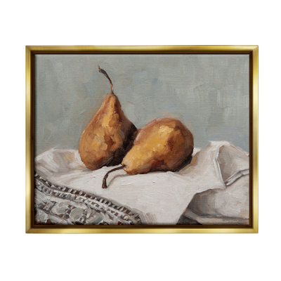 "Traditional Pears Still Life" par Marian Parsons sur toile