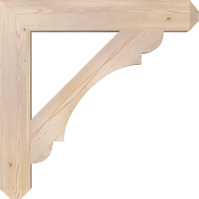 Support lisse pour artisan olympique, Sapin de Douglas, H 36 po x l 5,5 po x P 36 po