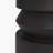 Rashama Dark Brown Wood Stacked Geometric Round Accent Table