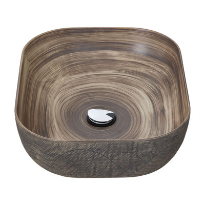 Metro Lane 500 mm L x 392 mm W Ceramic Rectangle Sink