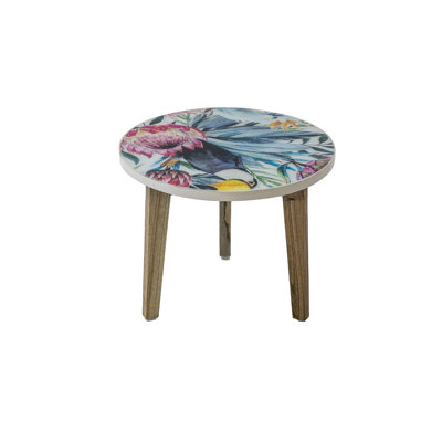 Margareta Three Leg Round Side Table