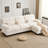 3+1 Seating And , 93-Inch Design, 4 Adjustable Backrests, 350Lb Weight Limit Per Seat, Beige Chenille, 3 Throw Pillows , 4 Adjustment, Capacity, Chenille Upholstery, Decorative